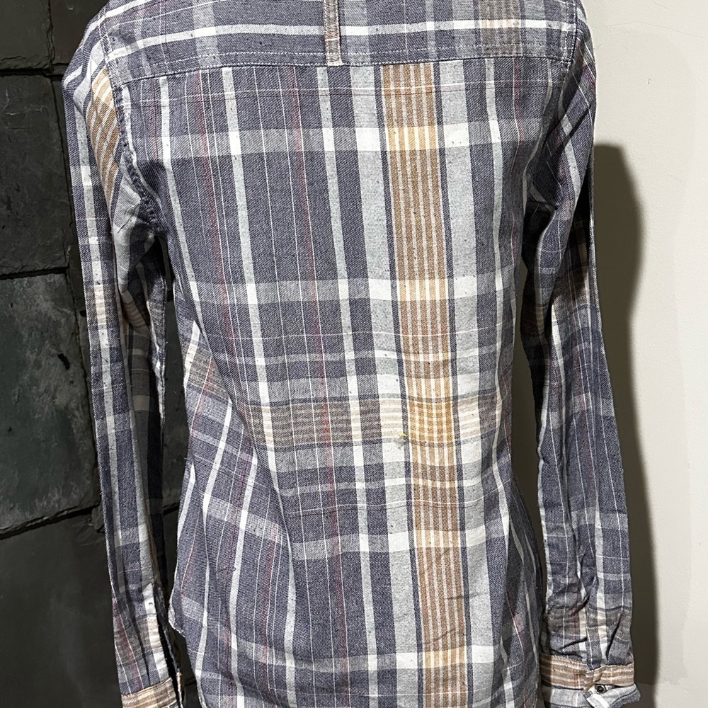 Roxy Button Down Plaid Shirt - image 2